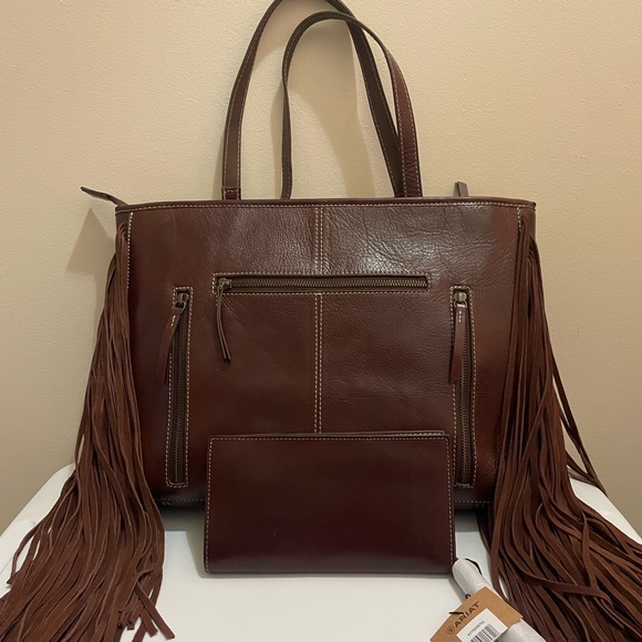 New Ariat Victoria Concealed Carry Tote with Wallet - Picture 2 of 4